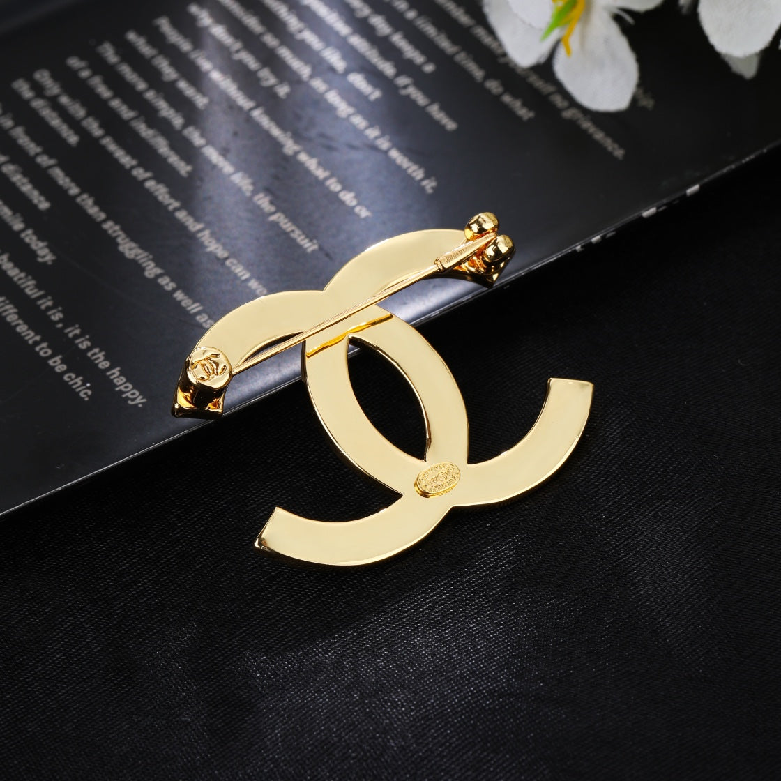 Chanel Double C Brooch