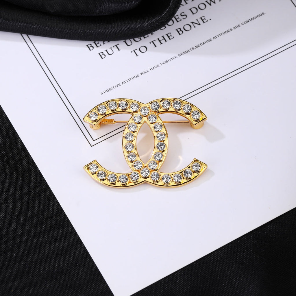 Chanel Double C Brooch