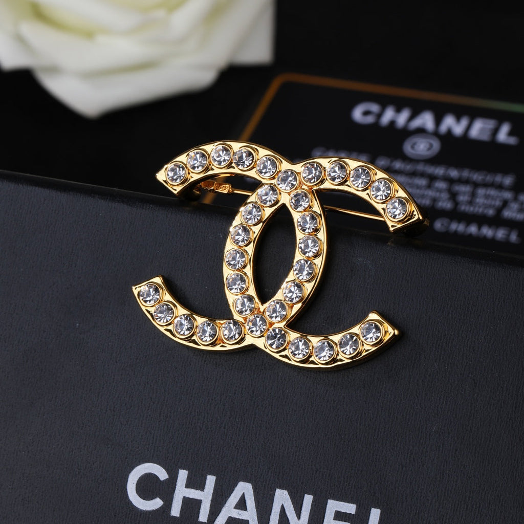 Chanel Double C Brooch