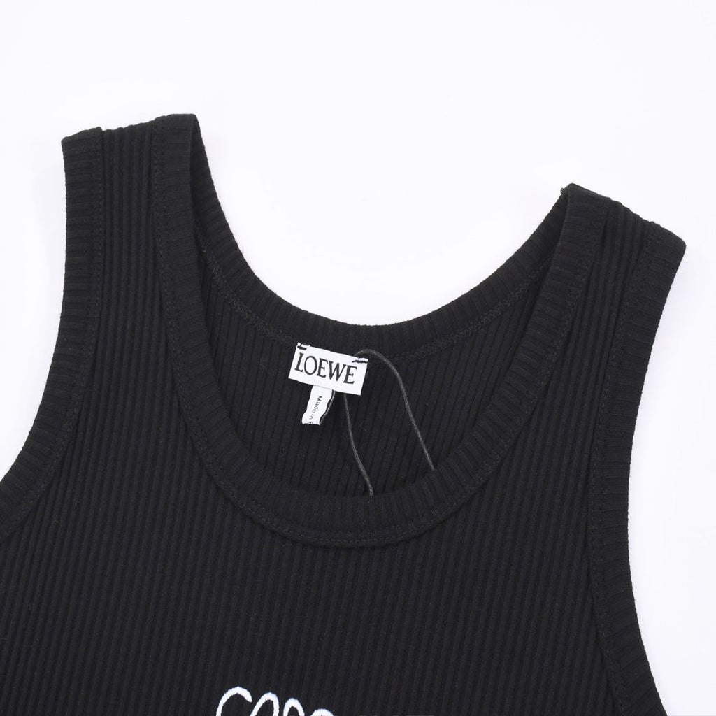 Loewe Classic Embroidered Tank Top – 2023SS