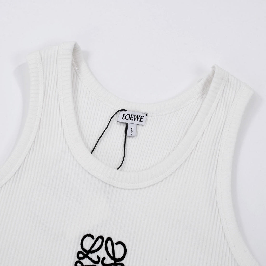Loewe Classic Embroidered Tank Top – 2023SS