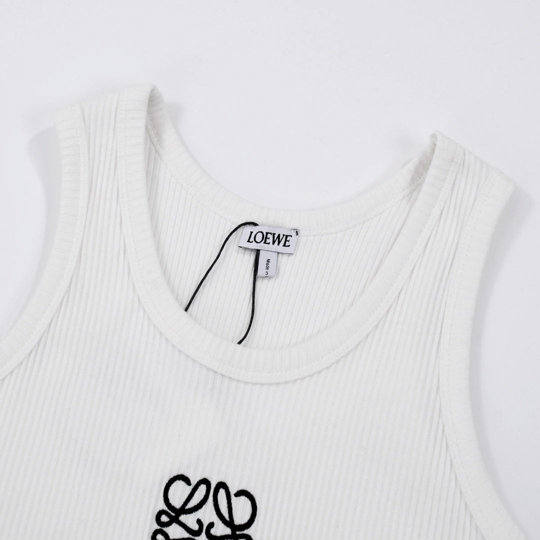 Loewe Classic Embroidered Tank Top – 2023SS