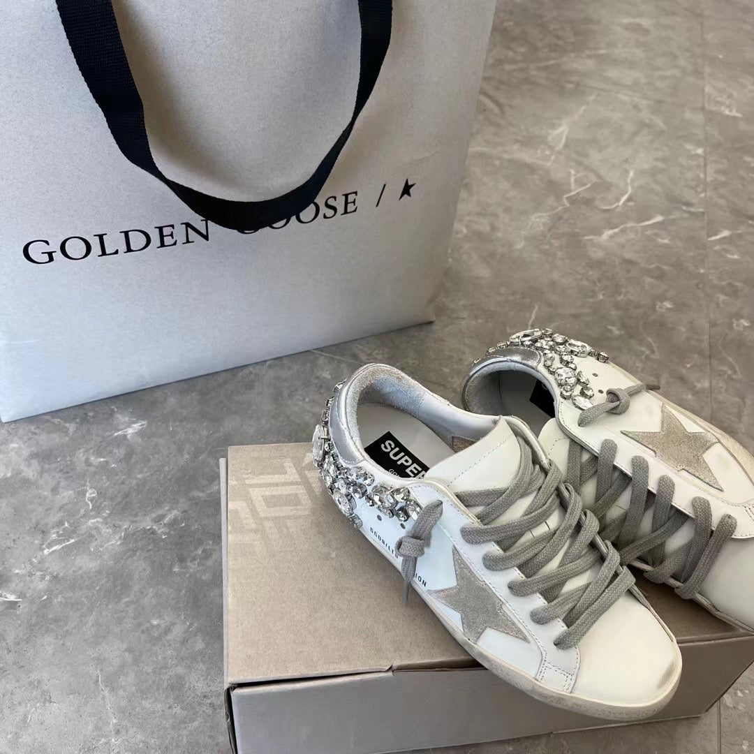 Golden Goose Superstar Diamond Tail Sneakers – 2023 Autumn/Winter