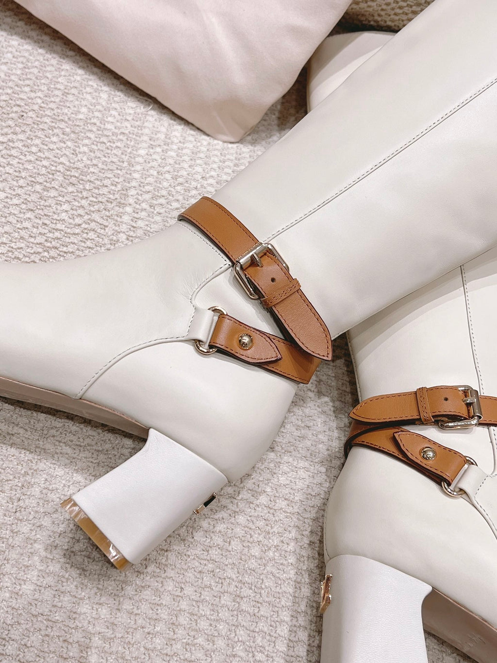 Louis Vuitton Parisienne Leather Knee-High Boots