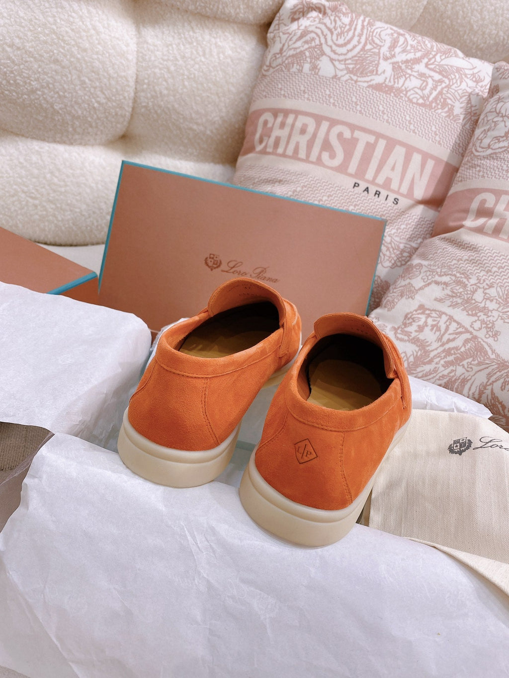 Loro Piana Glossy Cashmere Loafers