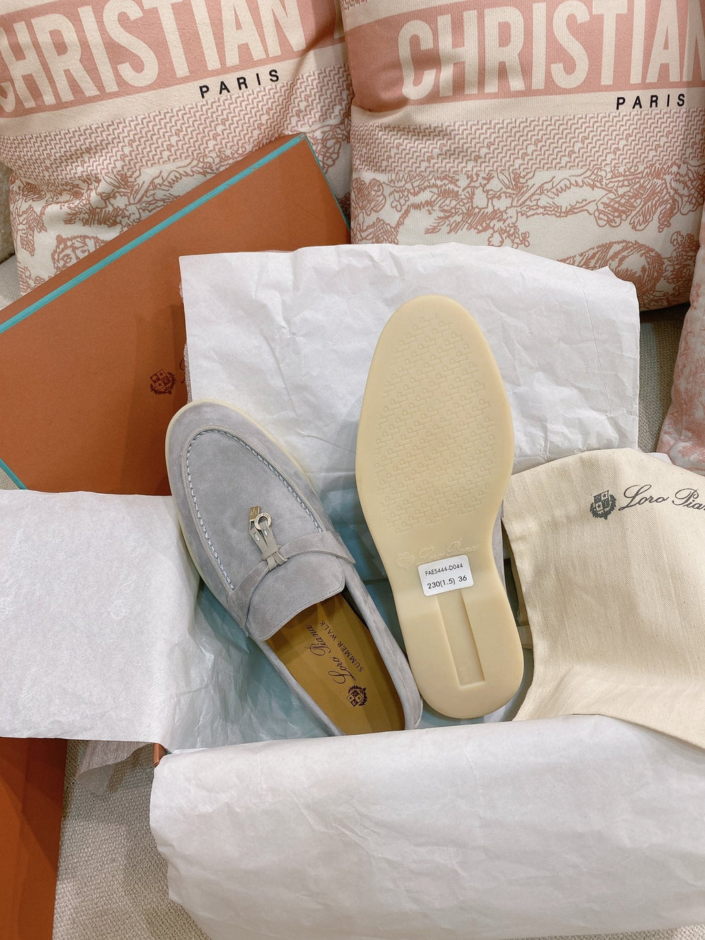 Loro Piana Glossy Cashmere Loafers