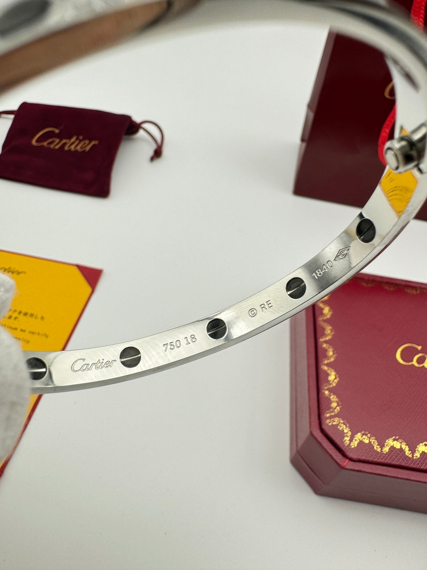 Cartier LOVE Pave Bracelet