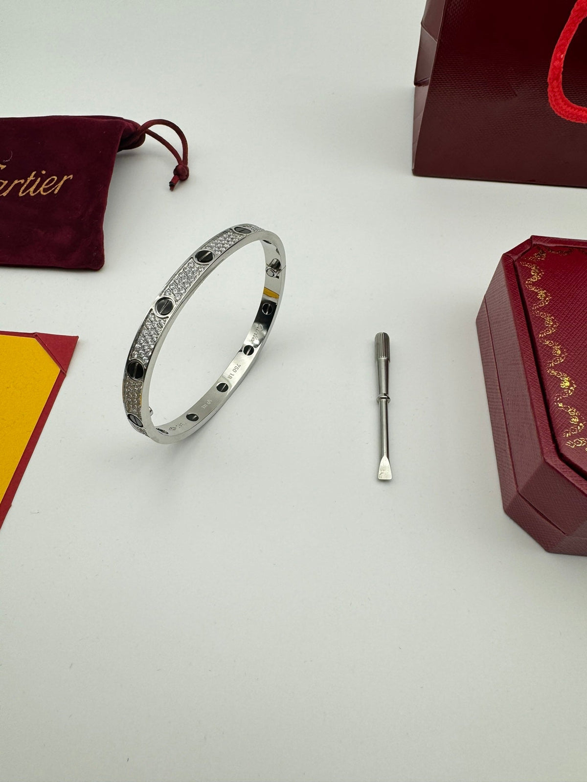 Cartier LOVE Pave Bracelet