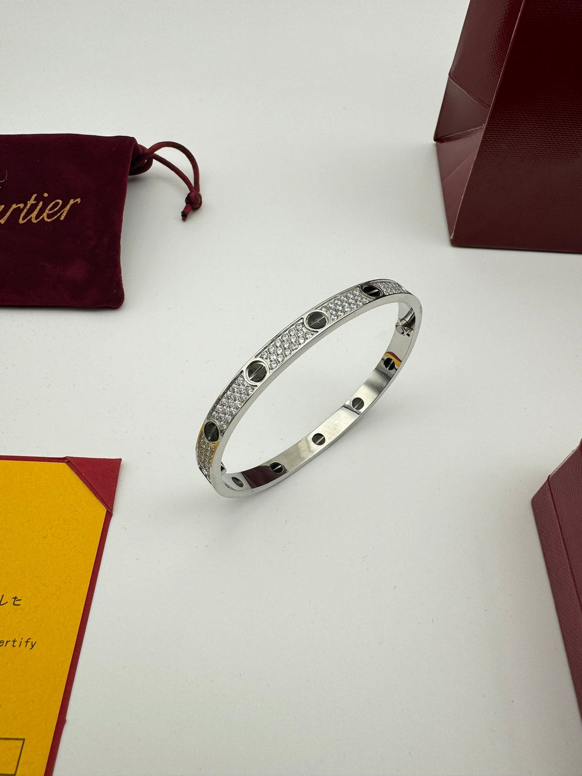 Cartier LOVE Pave Bracelet