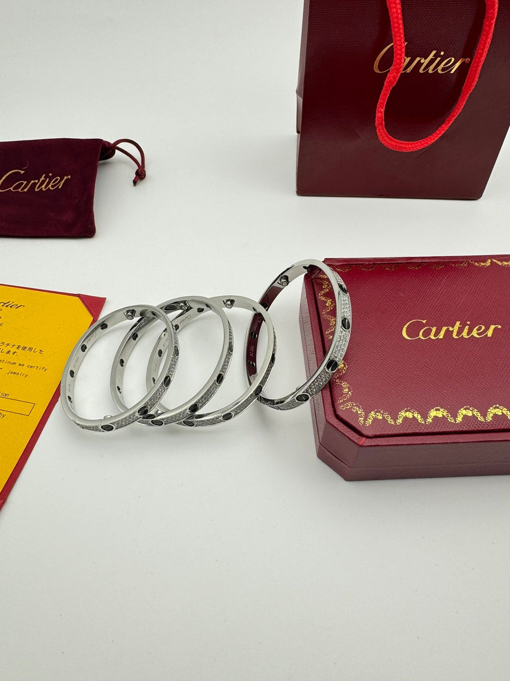Cartier LOVE Pave Bracelet