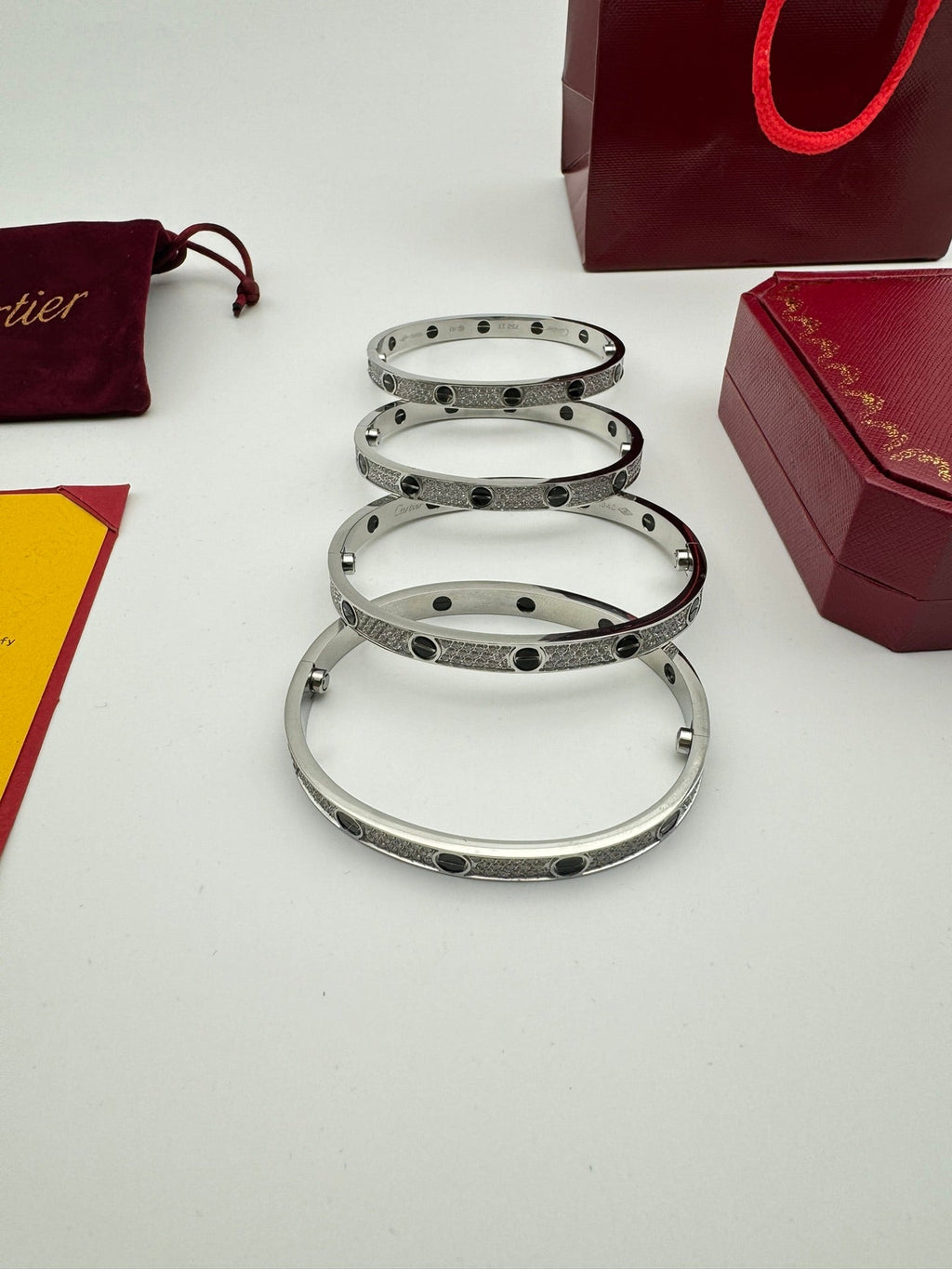 Cartier LOVE Pave Bracelet