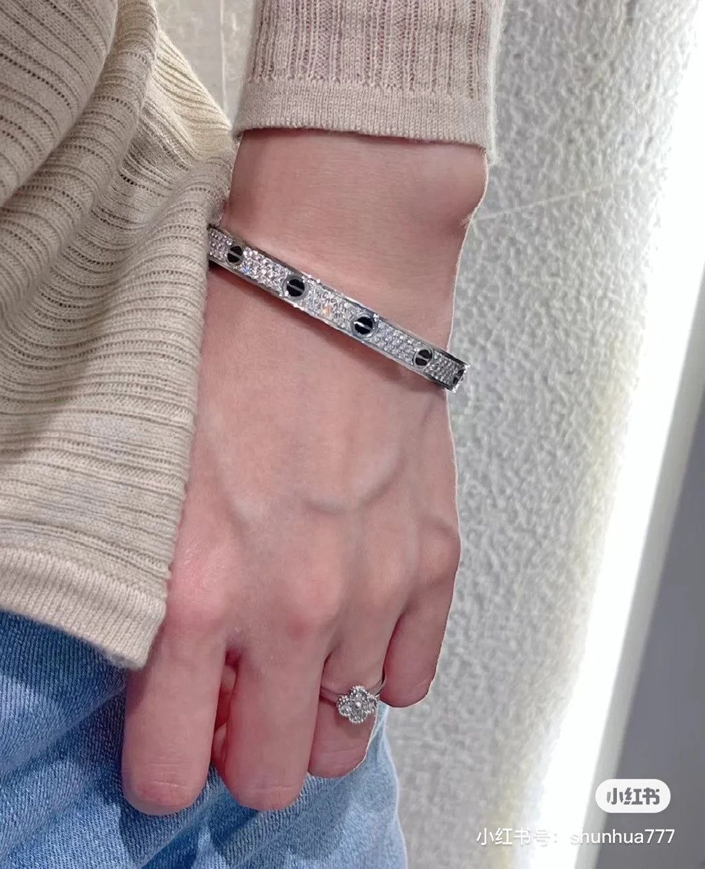 Cartier LOVE Pave Bracelet