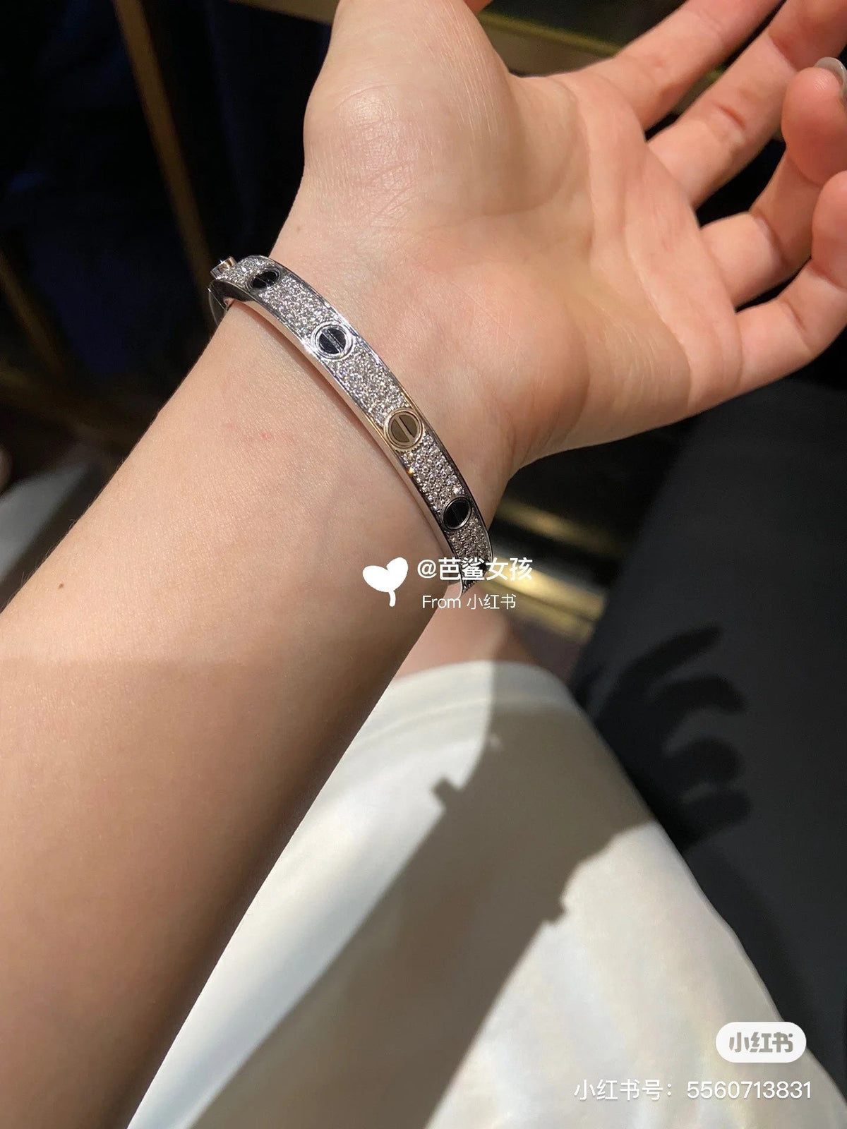 Cartier LOVE Pave Bracelet