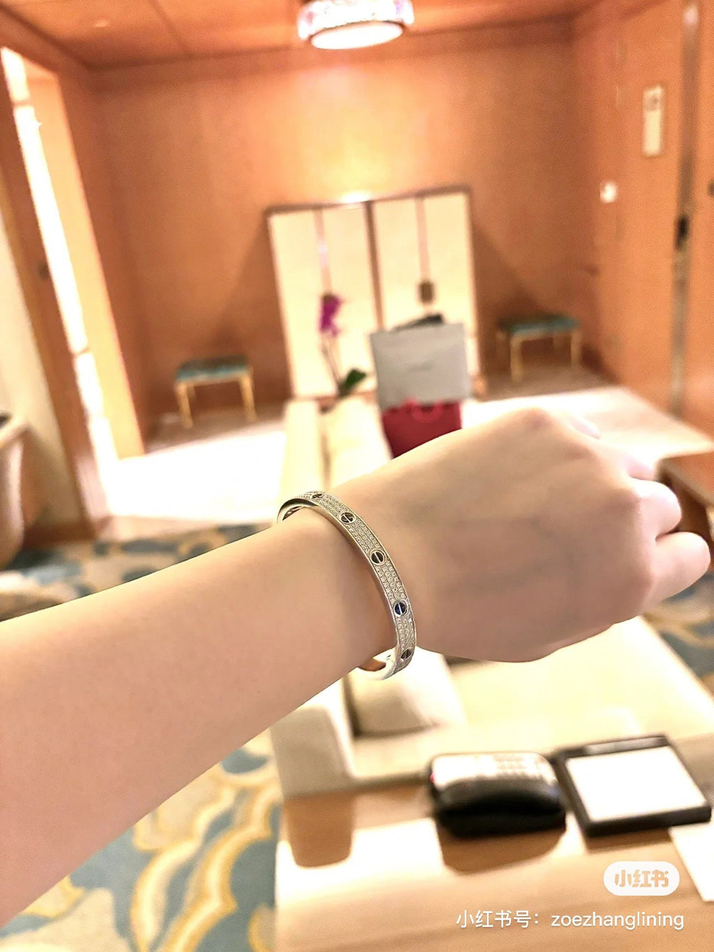 Cartier LOVE Pave Bracelet
