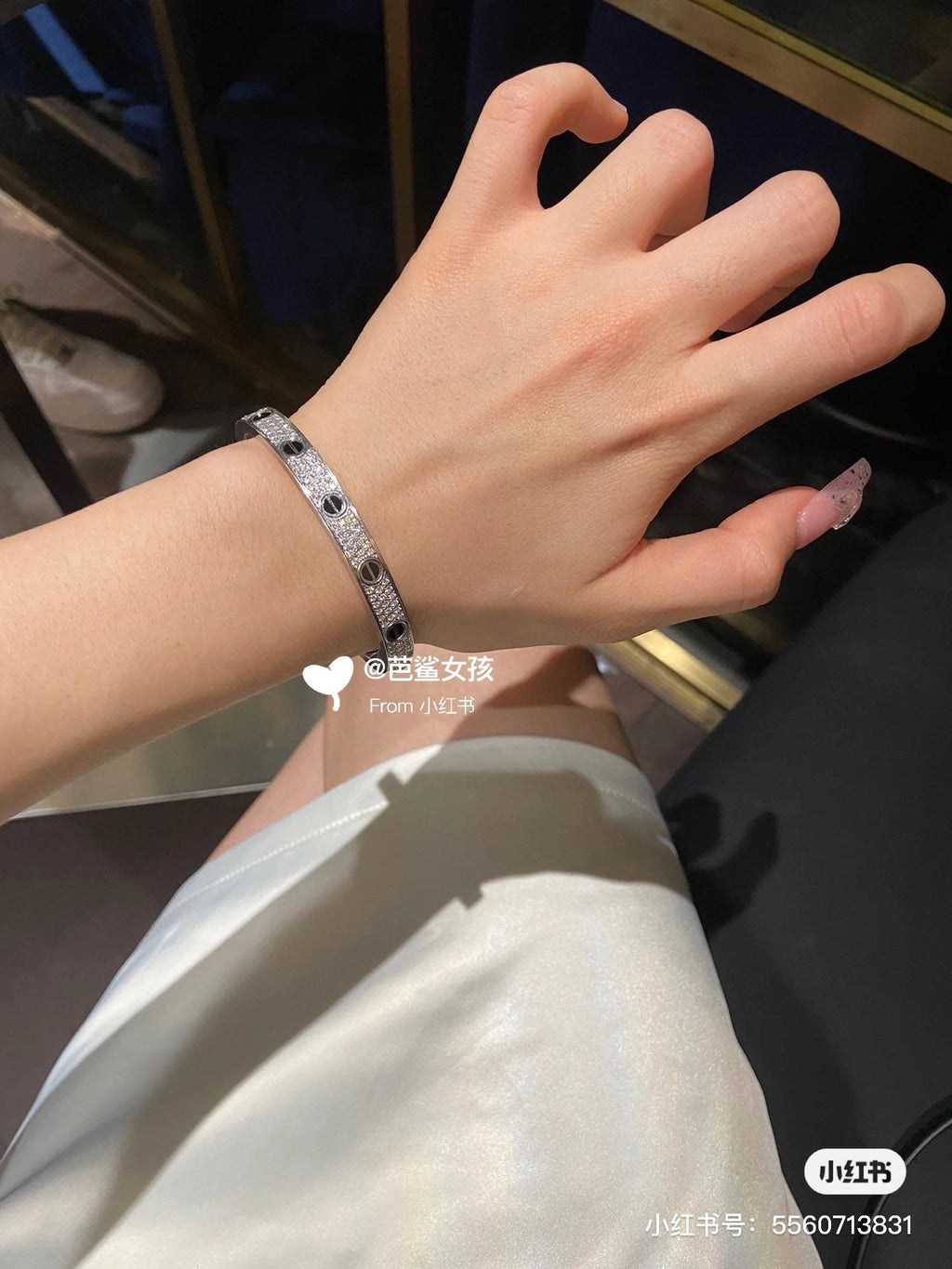 Cartier LOVE Pave Bracelet