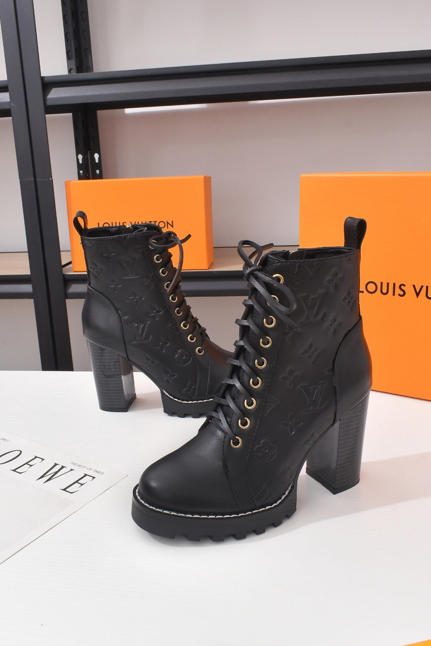 Louis Vuitton Classic High-Heeled Martin Boots