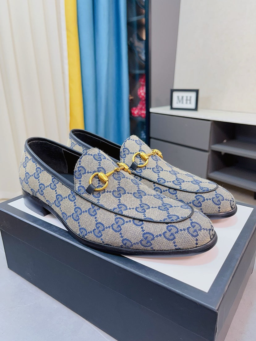 Gucci Calfskin Slip-On Loafers