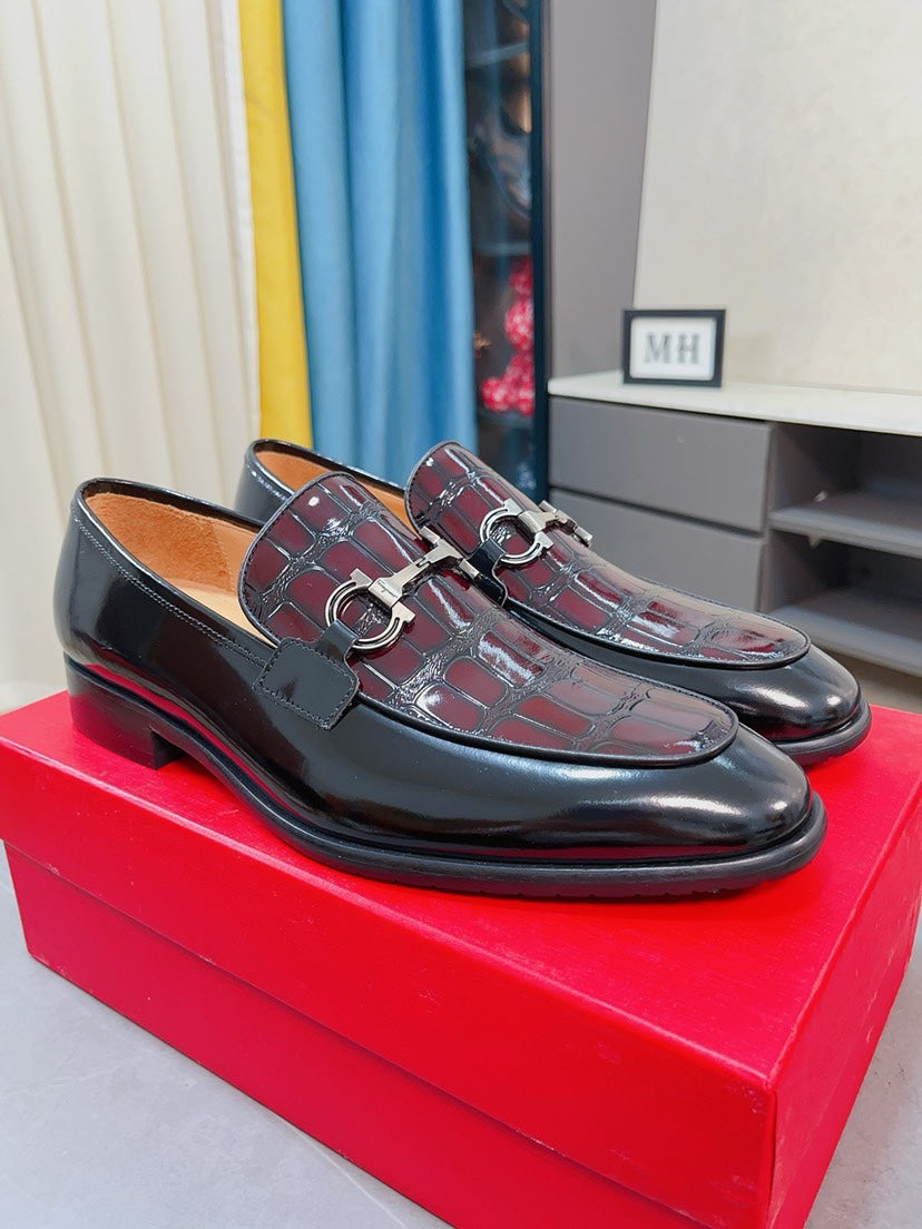Ferragamo Top-Tier Men's Business Dress Shoes