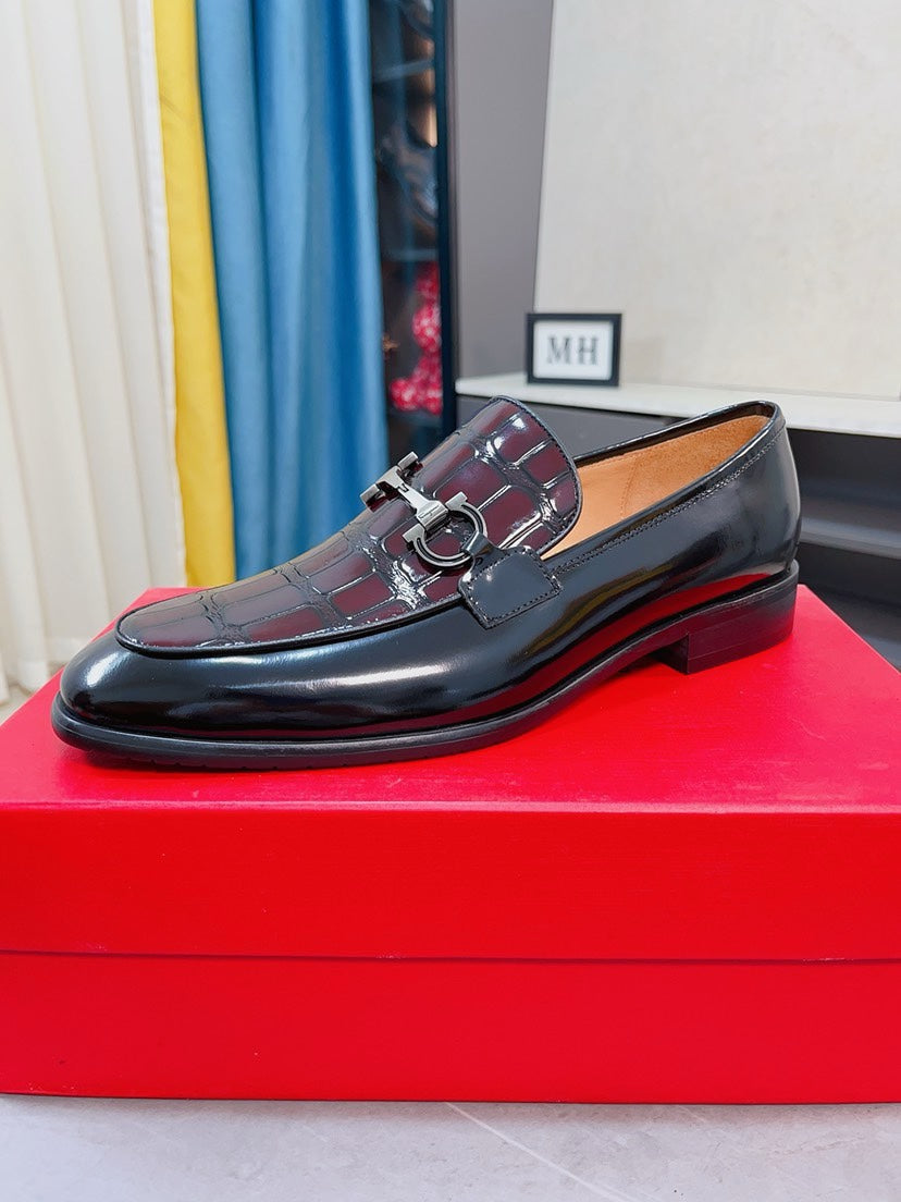 Ferragamo Top-Tier Men's Business Dress Shoes