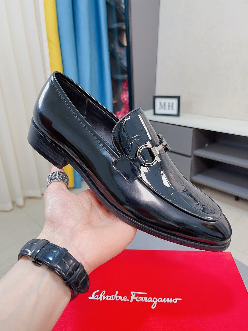 Ferragamo Top-Tier Men's Business Dress Shoes