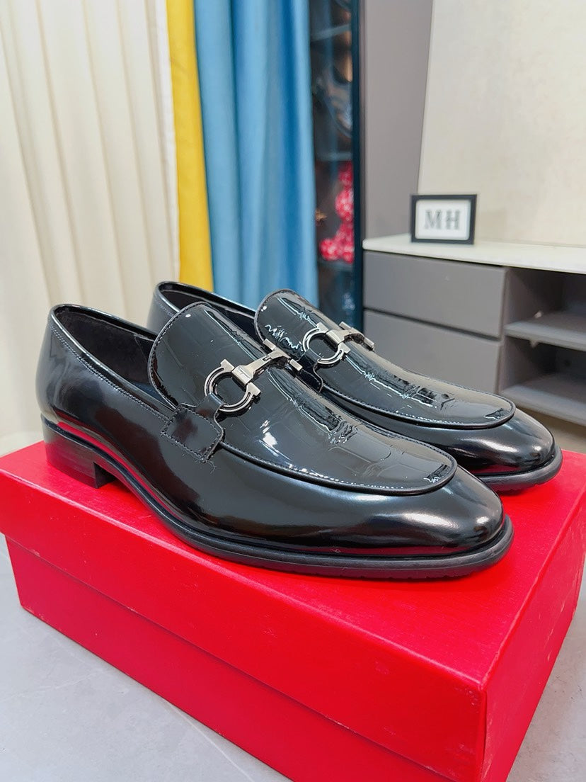 Ferragamo Top-Tier Men's Business Dress Shoes