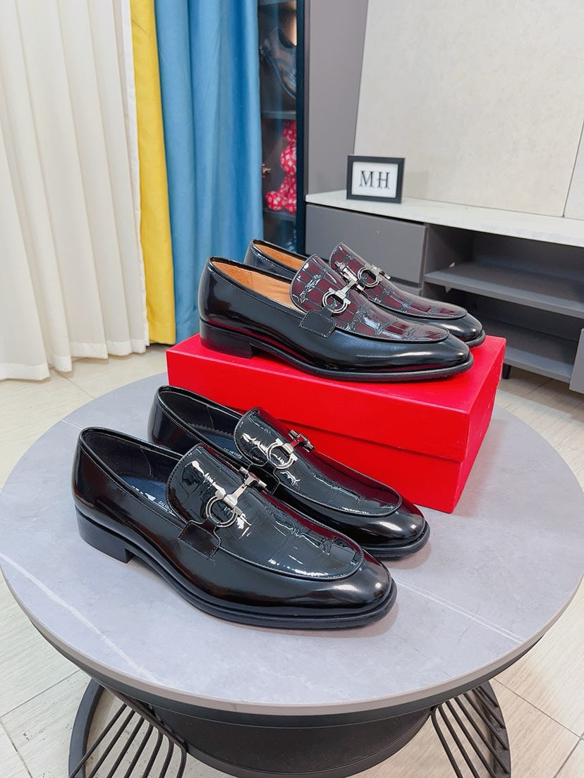 Ferragamo Top-Tier Men's Business Dress Shoes