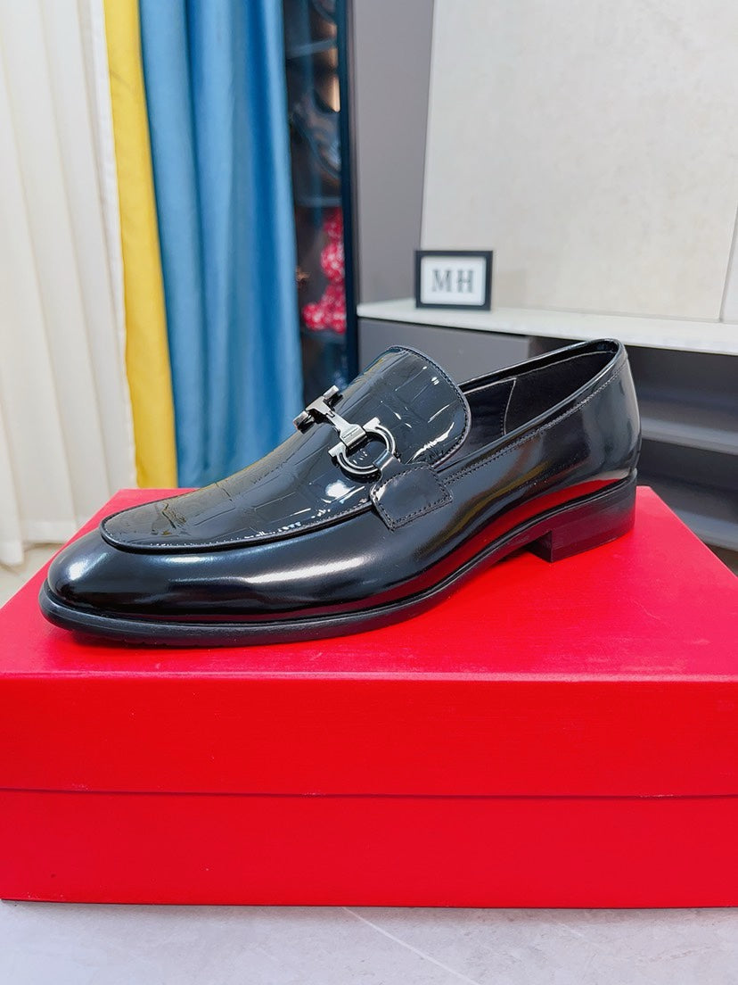 Ferragamo Top-Tier Men's Business Dress Shoes
