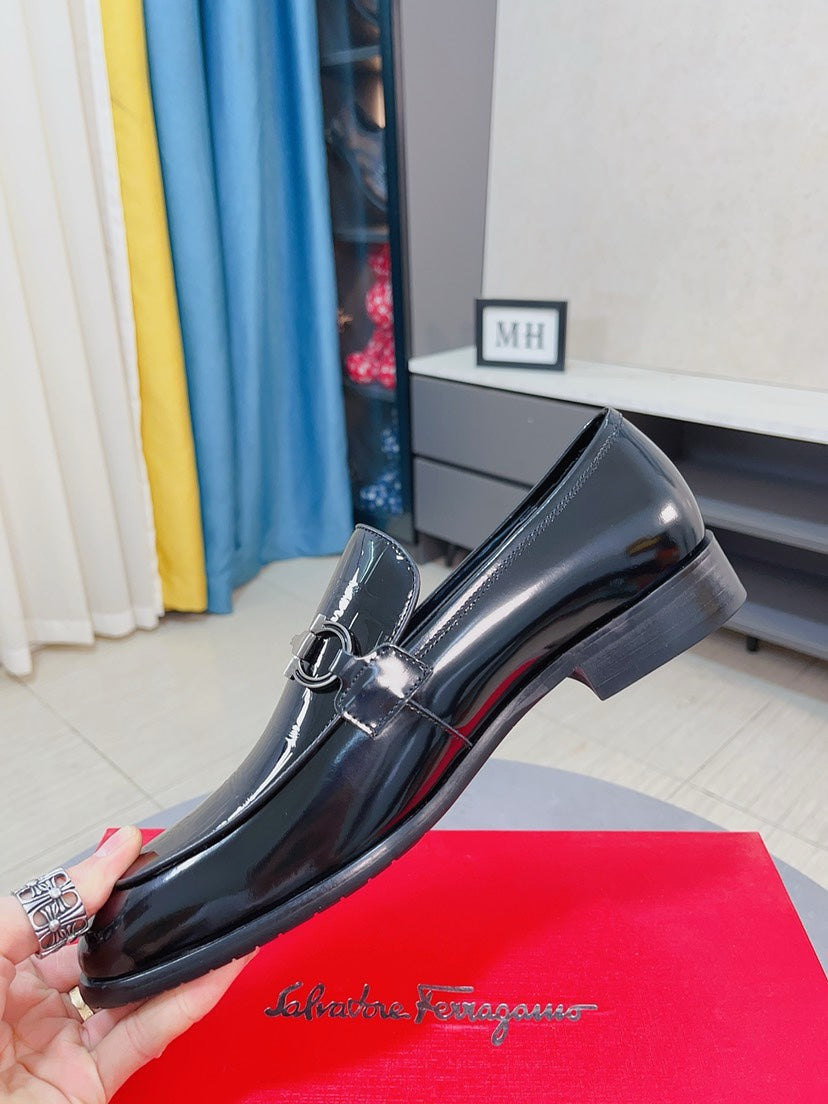 Ferragamo Top-Tier Men's Business Dress Shoes