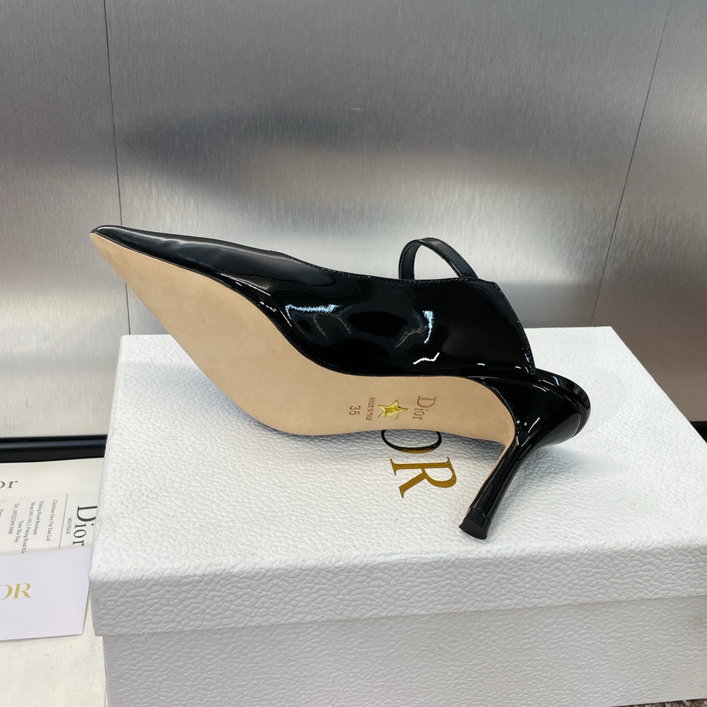 Dior J'Adior Jolie Pearl Pointed-Toe Mules – 2024 Spring/Summer Collection