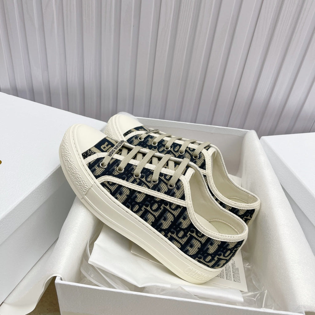 Dior Embroidered Flat Sport Sneakers