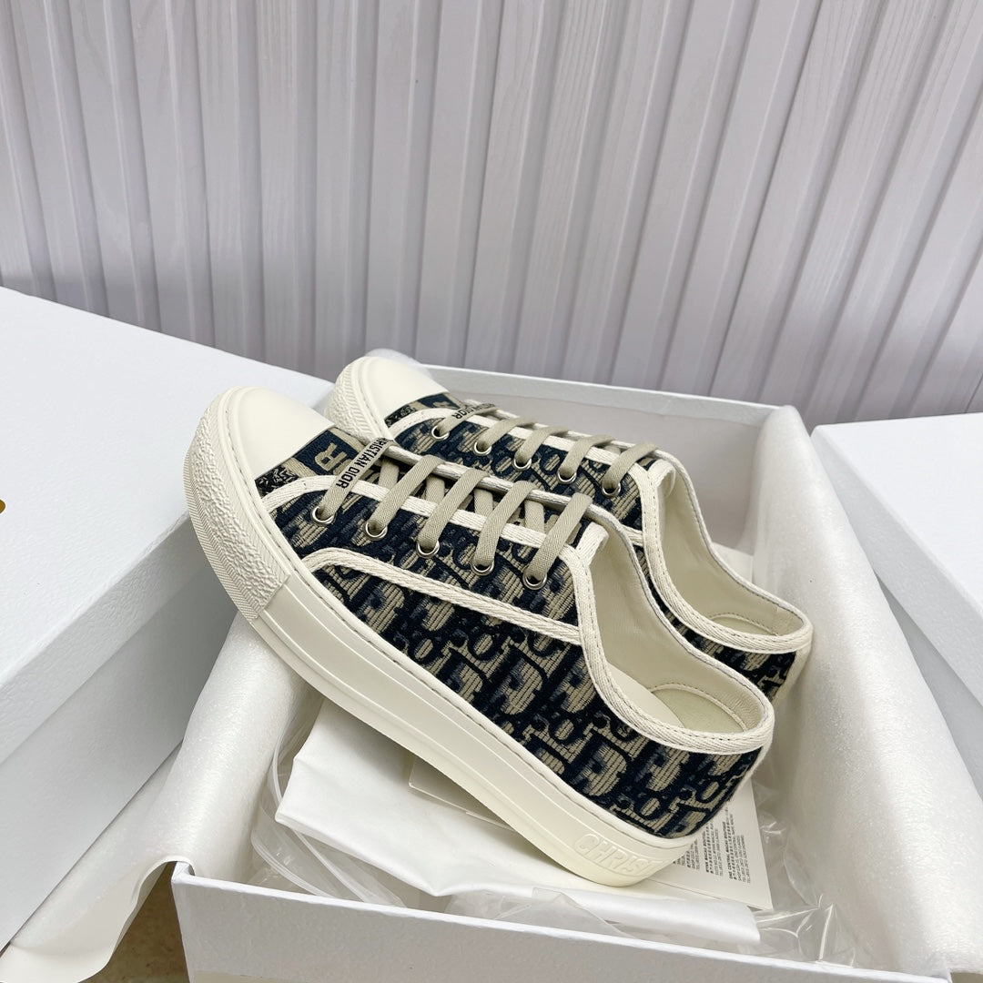Dior Embroidered Flat Sport Sneakers