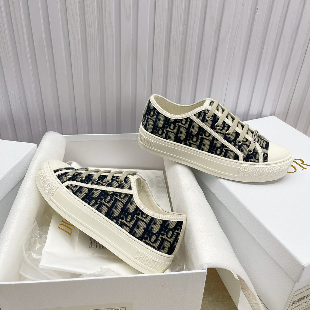 Dior Embroidered Flat Sport Sneakers
