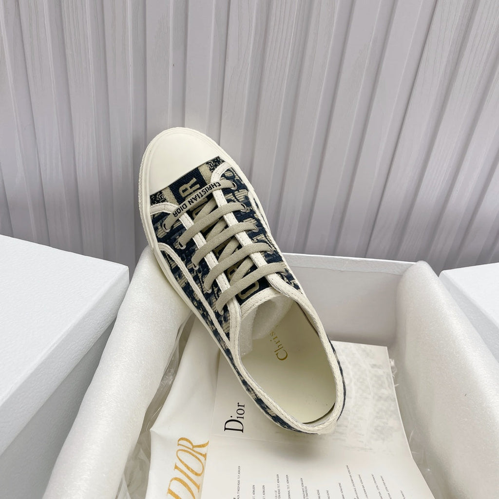 Dior Embroidered Flat Sport Sneakers