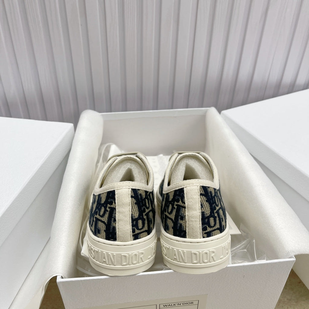 Dior Embroidered Flat Sport Sneakers