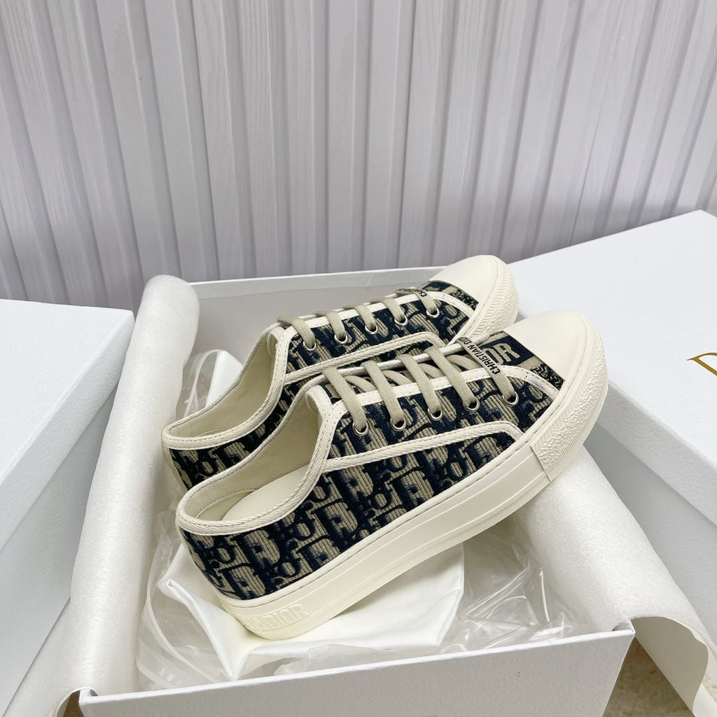 Dior Embroidered Flat Sport Sneakers