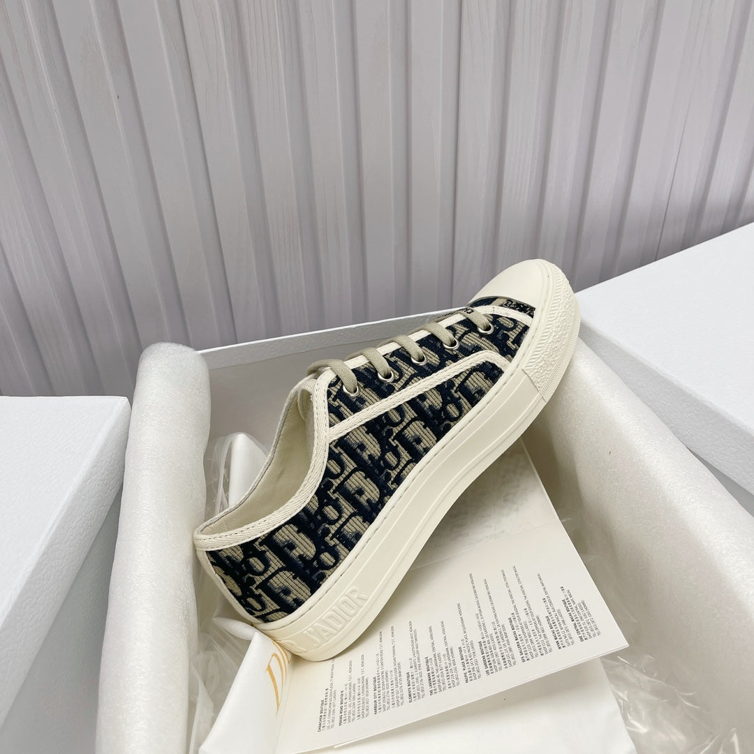 Dior Embroidered Flat Sport Sneakers