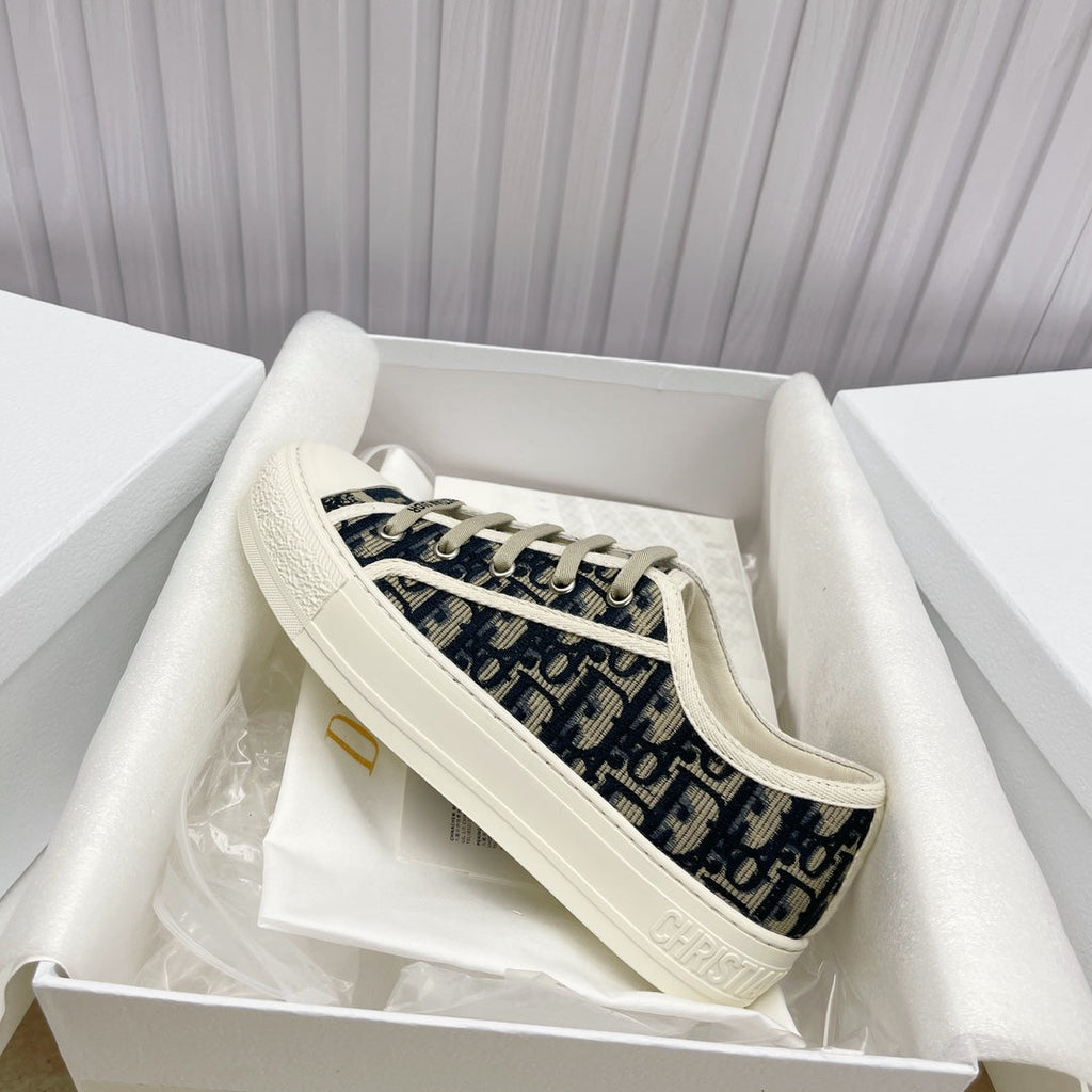 Dior Embroidered Flat Sport Sneakers