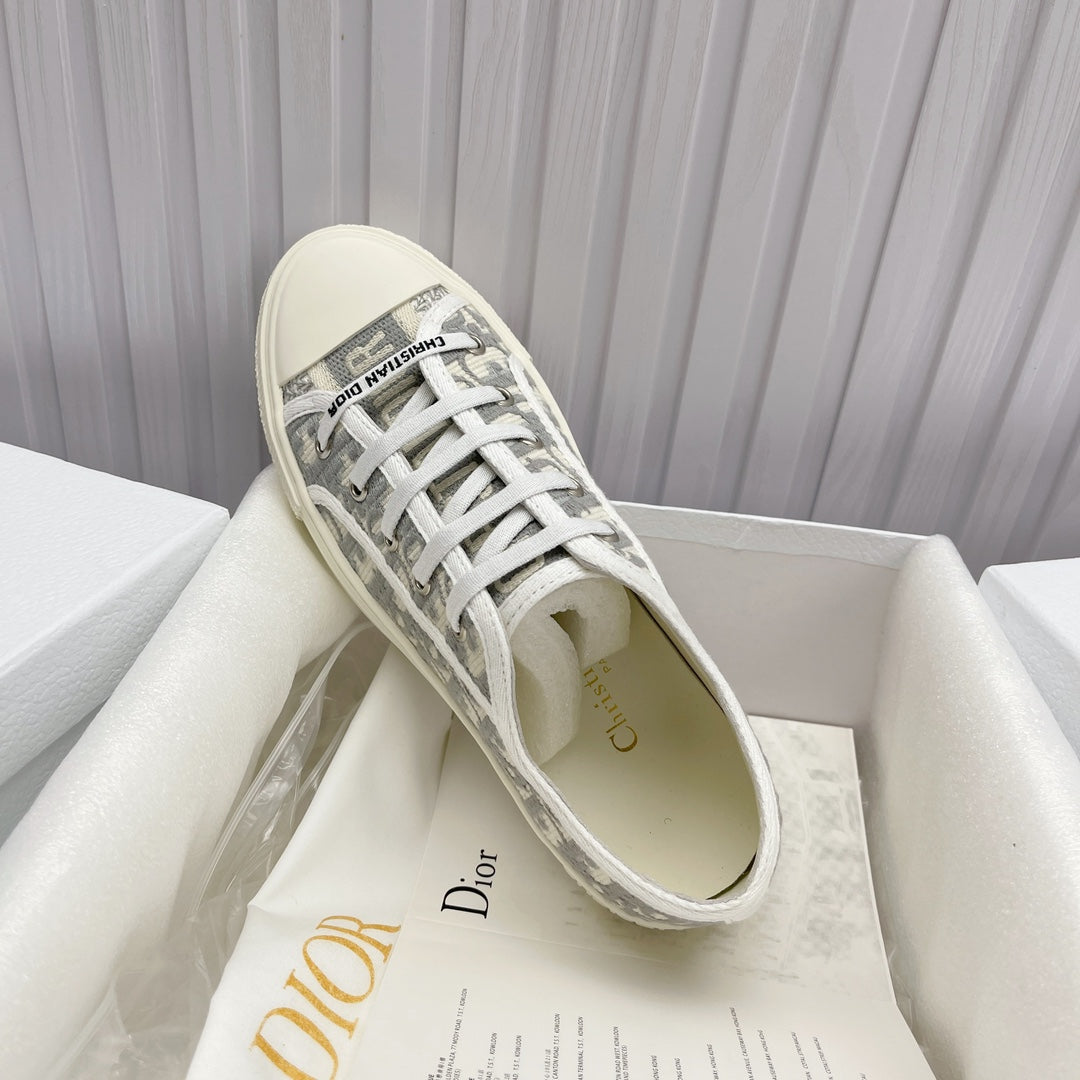 Dior Embroidered Flat Sport Sneakers