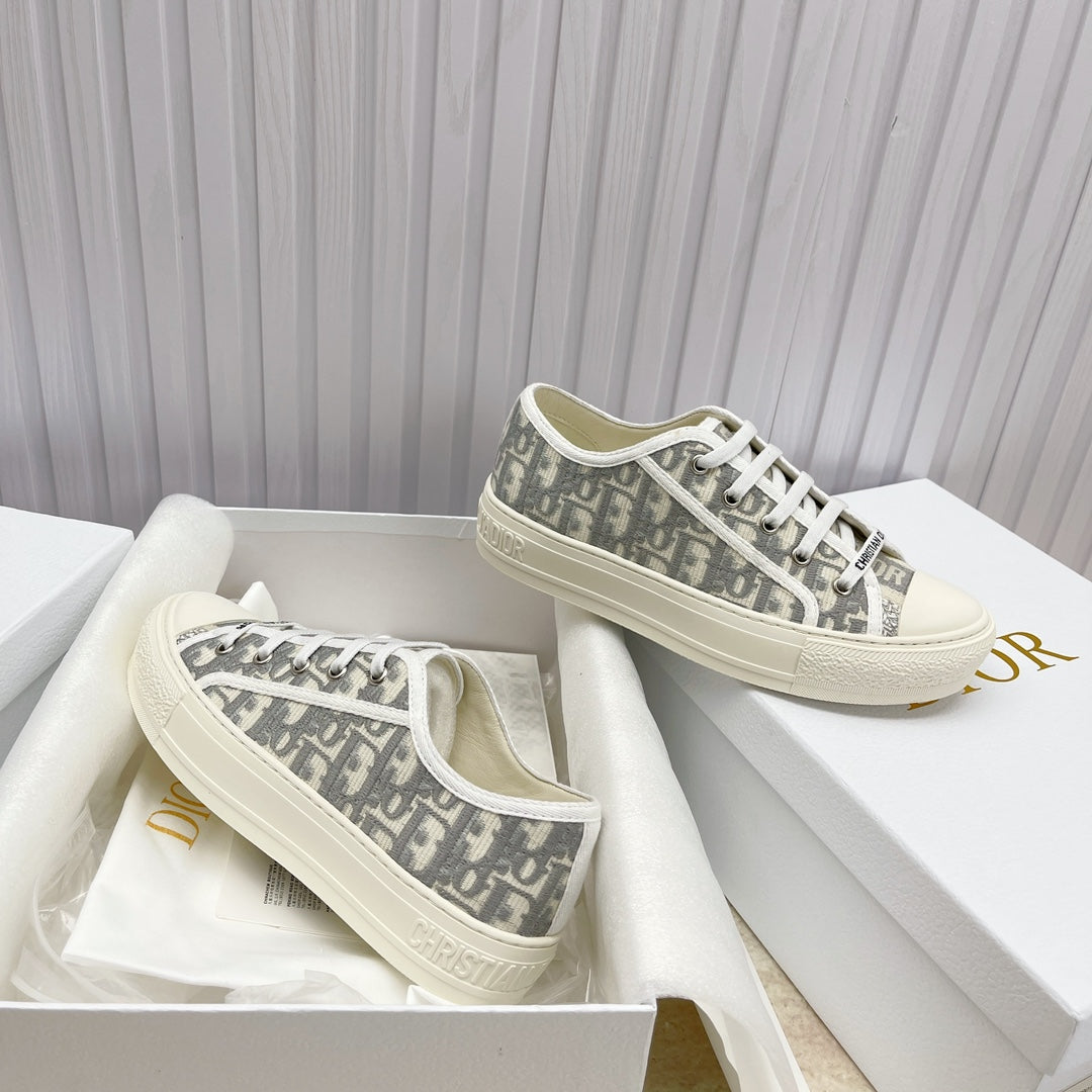 Dior Embroidered Flat Sport Sneakers