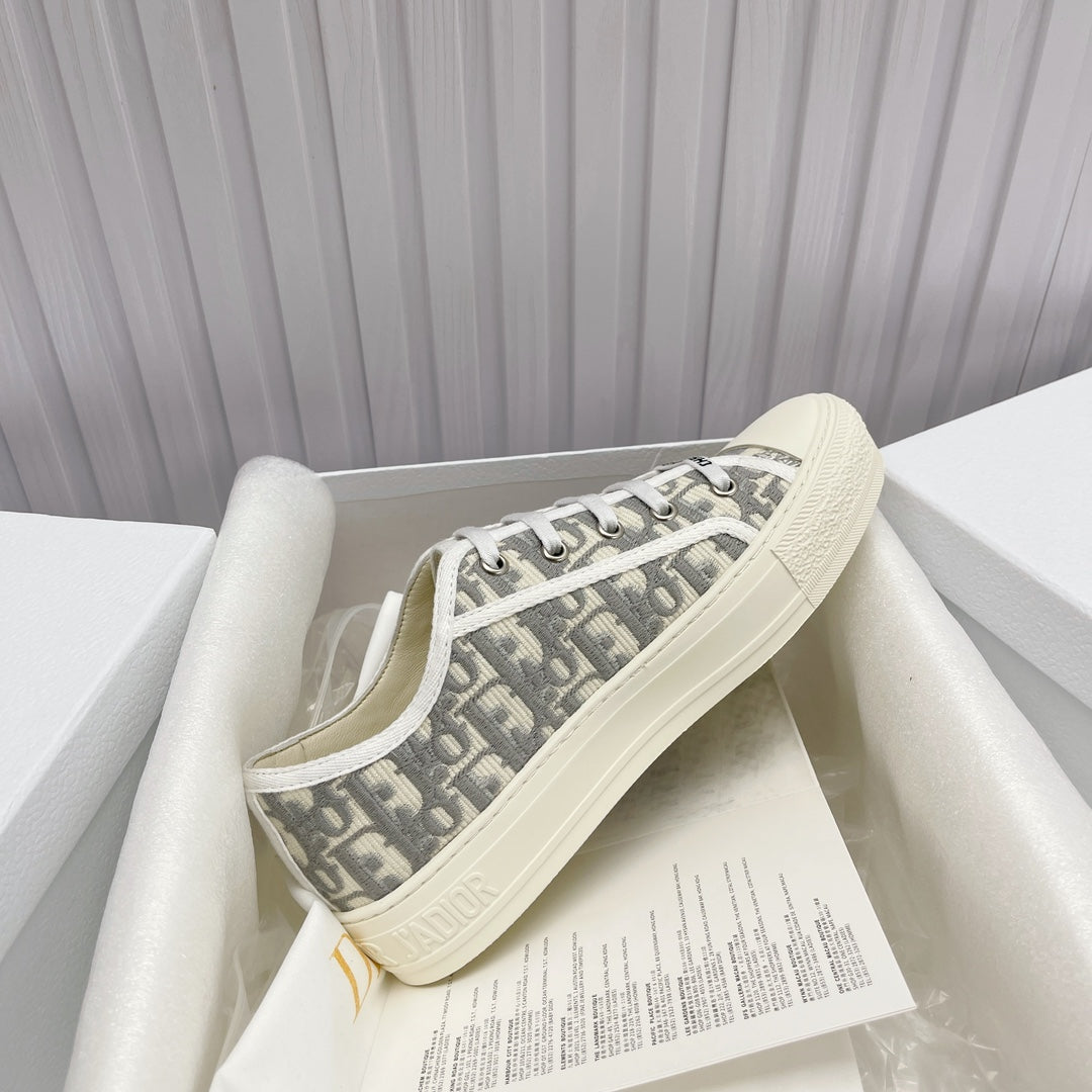 Dior Embroidered Flat Sport Sneakers