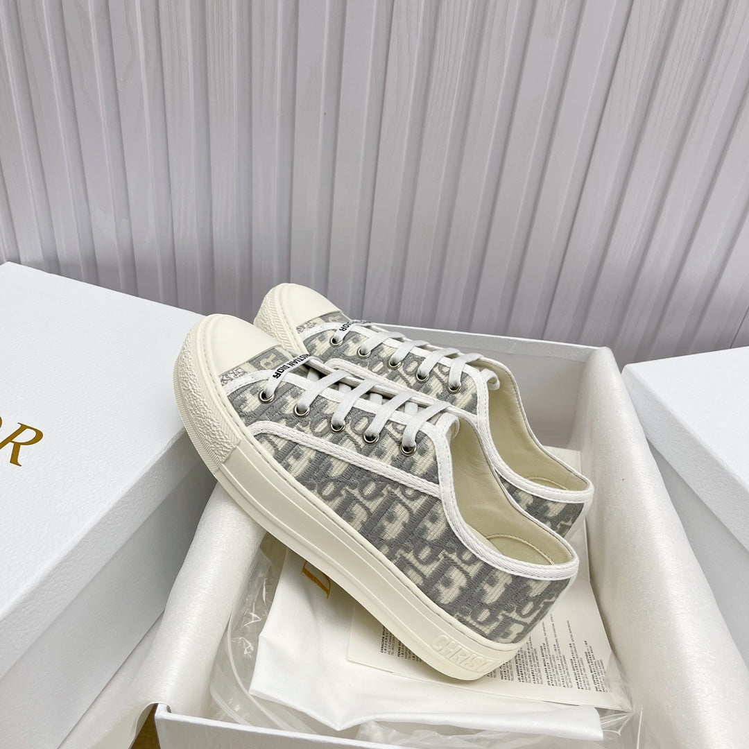 Dior Embroidered Flat Sport Sneakers