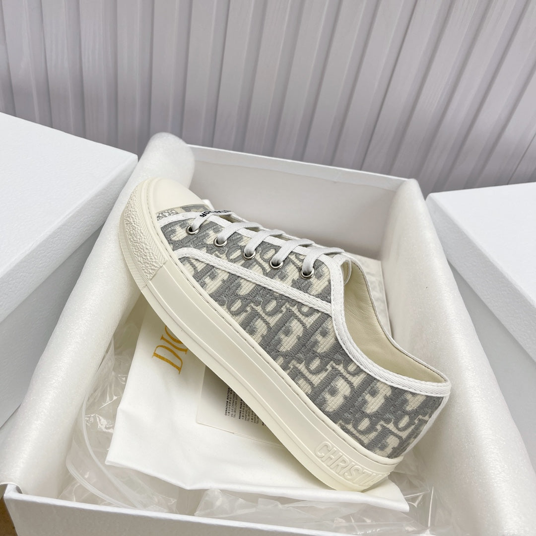 Dior Embroidered Flat Sport Sneakers