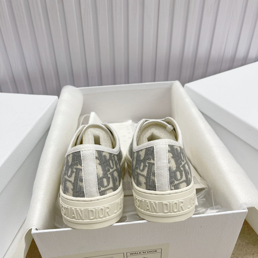 Dior Embroidered Flat Sport Sneakers