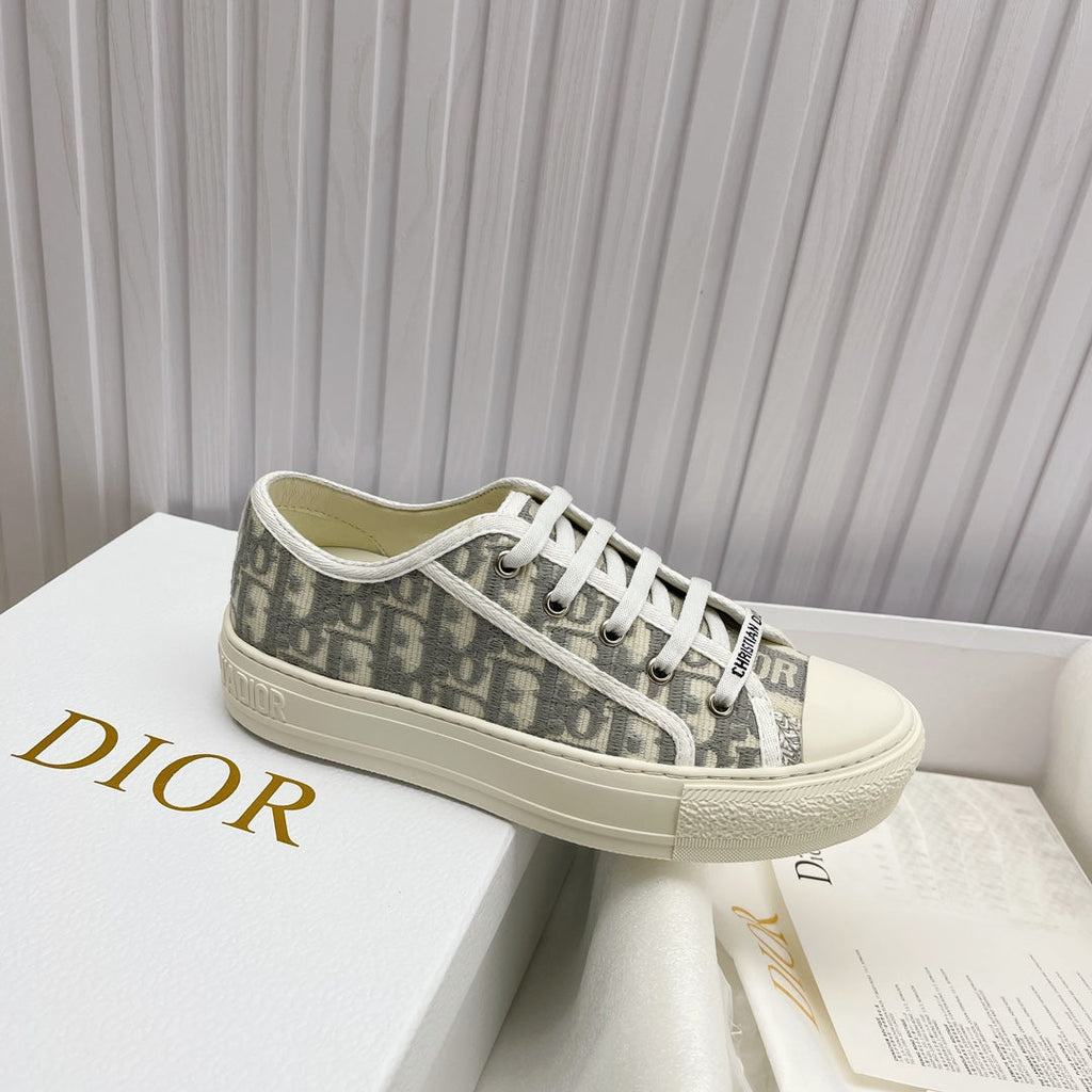 Dior Embroidered Flat Sport Sneakers