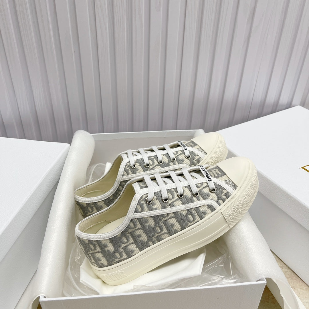 Dior Embroidered Flat Sport Sneakers