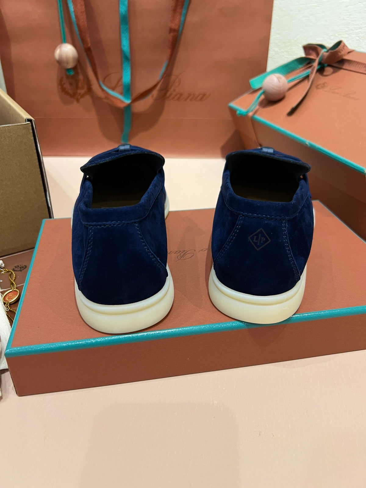 Loro Piana My Charms Suede Loafers