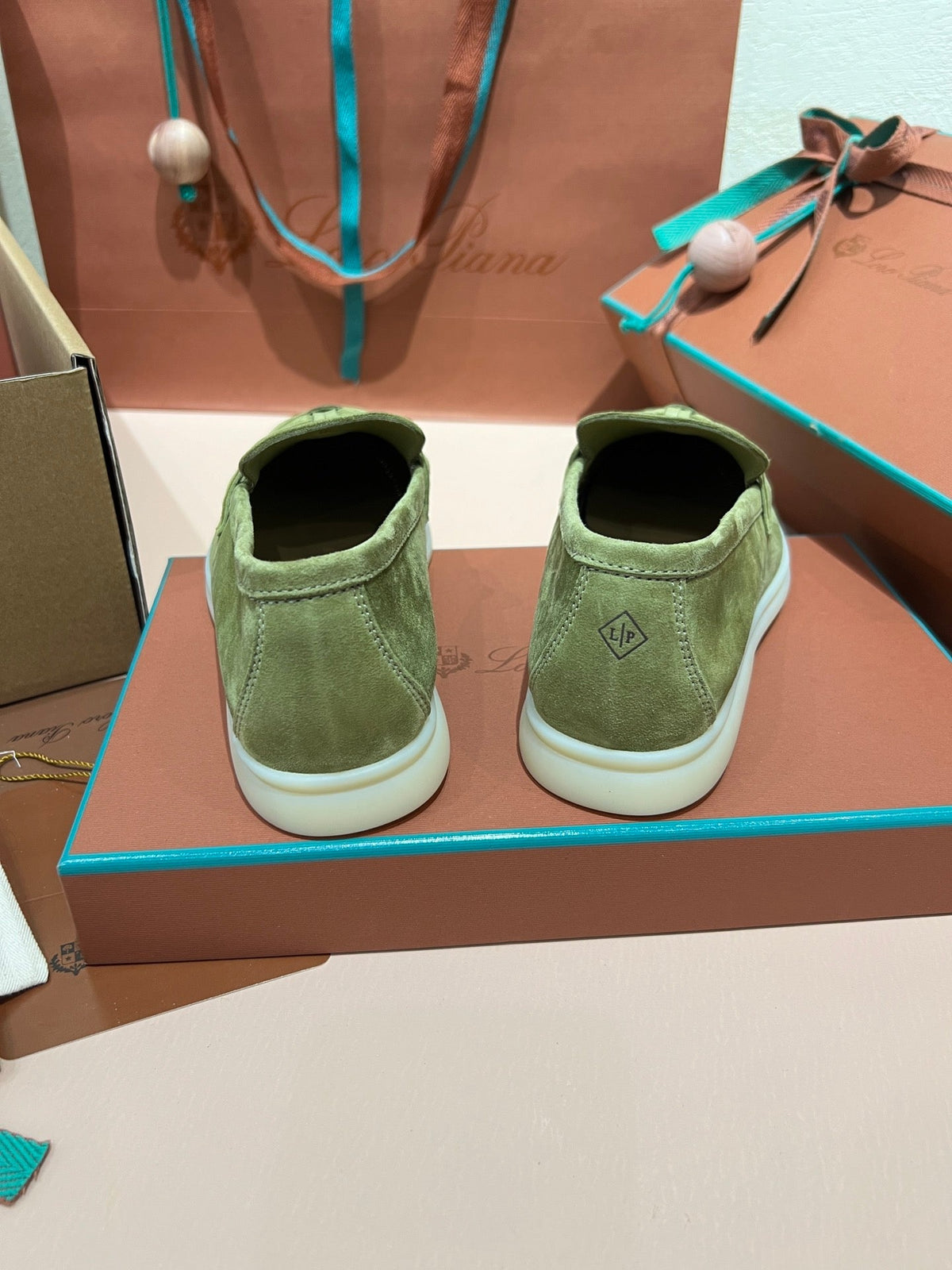 Loro Piana My Charms Suede Loafers