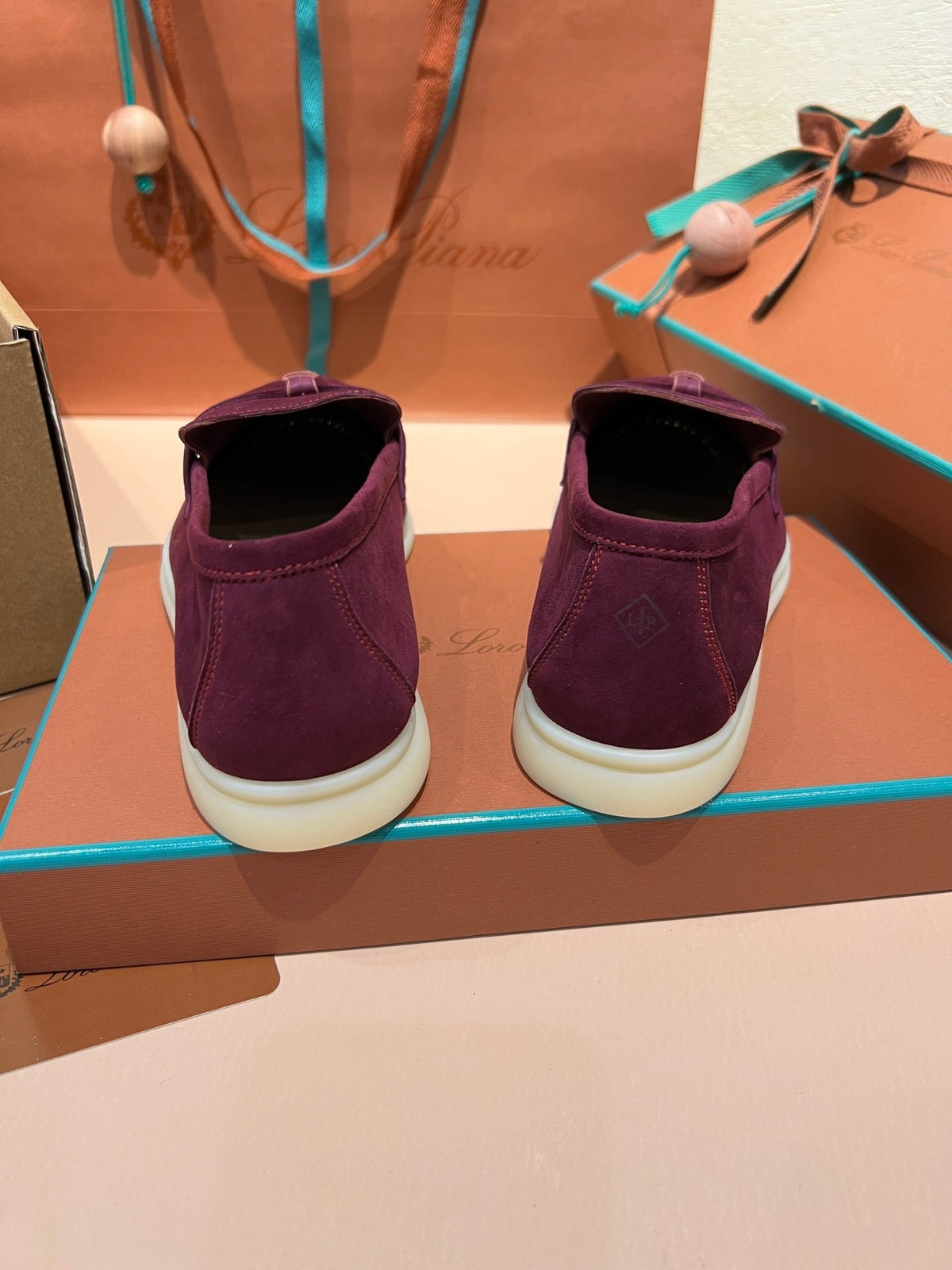 Loro Piana My Charms Suede Mules