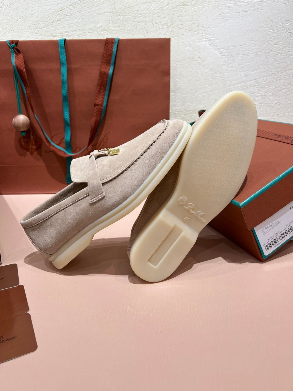 Loro Piana Classic Suede Mules