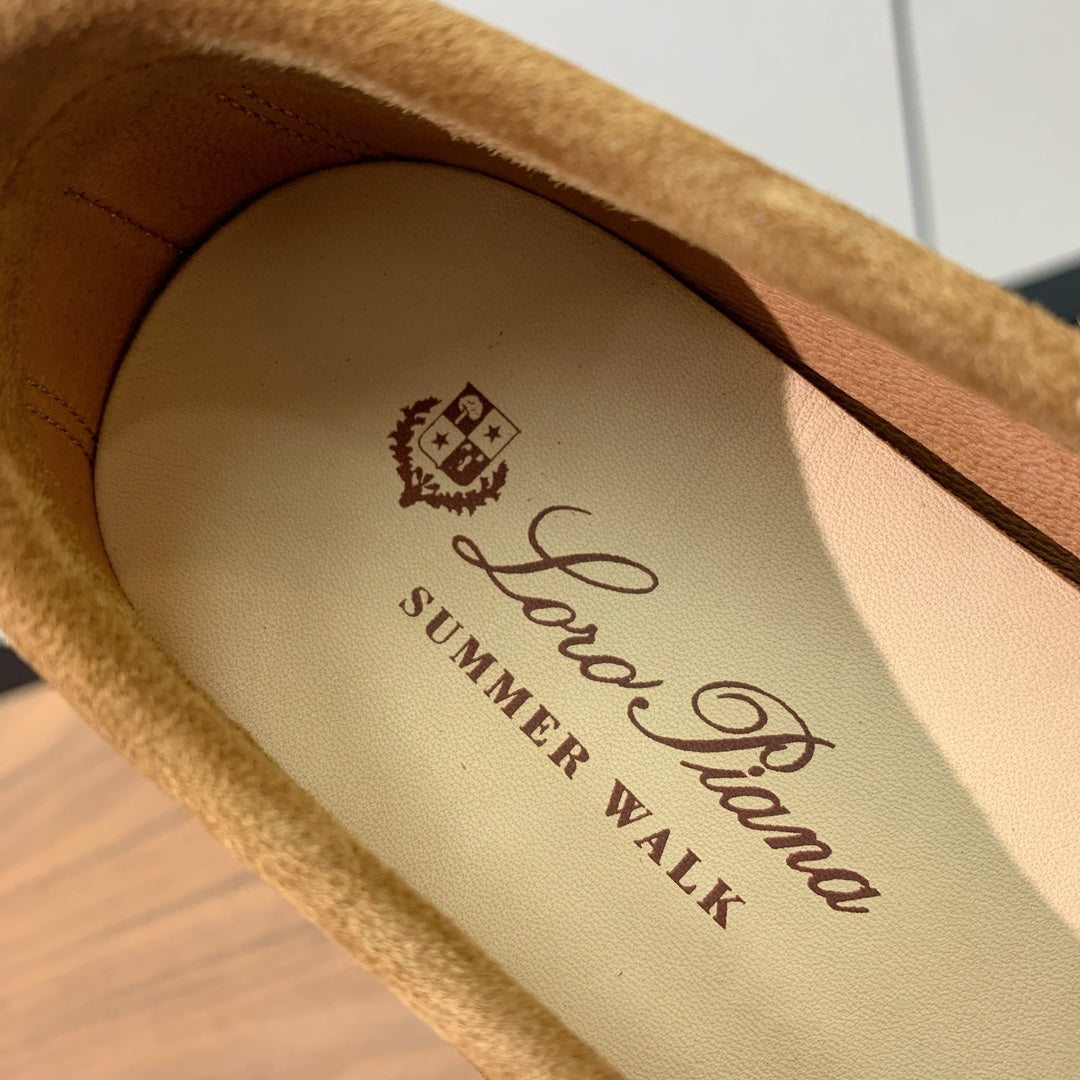 Loro Piana Glossy Cashmere Loafers